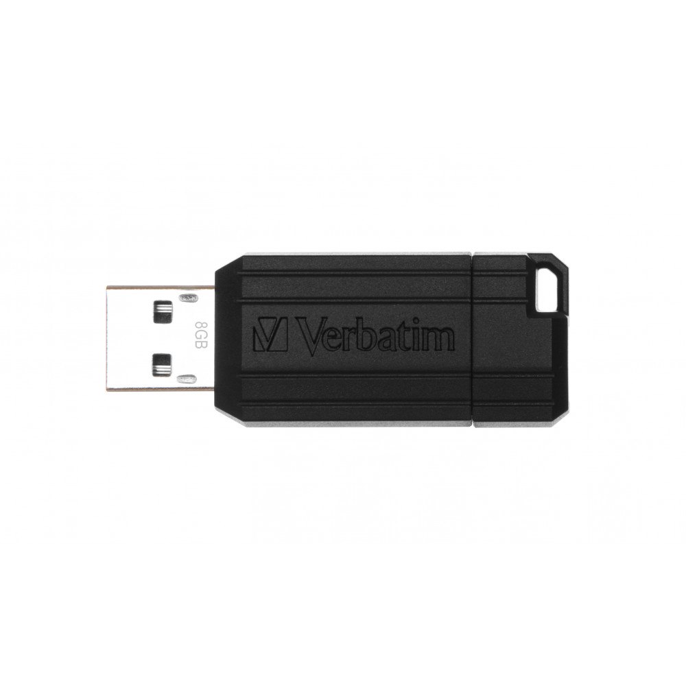 VERBATIM Verbatim PinStripe USB Drive - USB flash-enhet - 8 GB