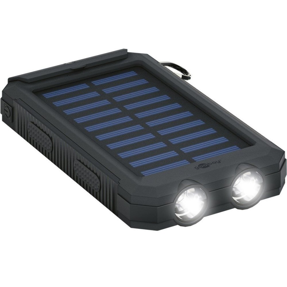 Goobay goobay Outdoor PowerBank 8.0 solströmsbank - Li-pol - 2 x USB