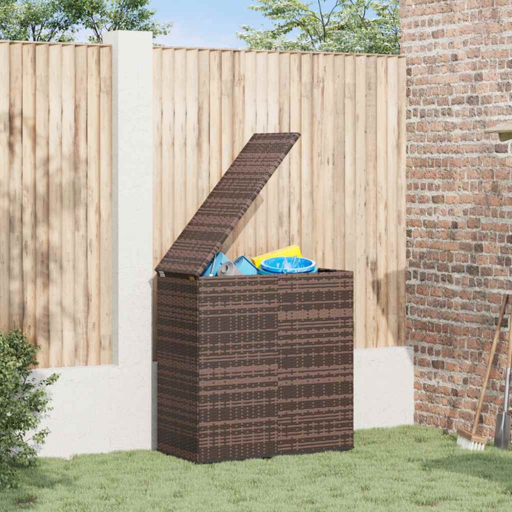 vidaXL Dynbox PE-rotting 100x49x103,5 cm brun
