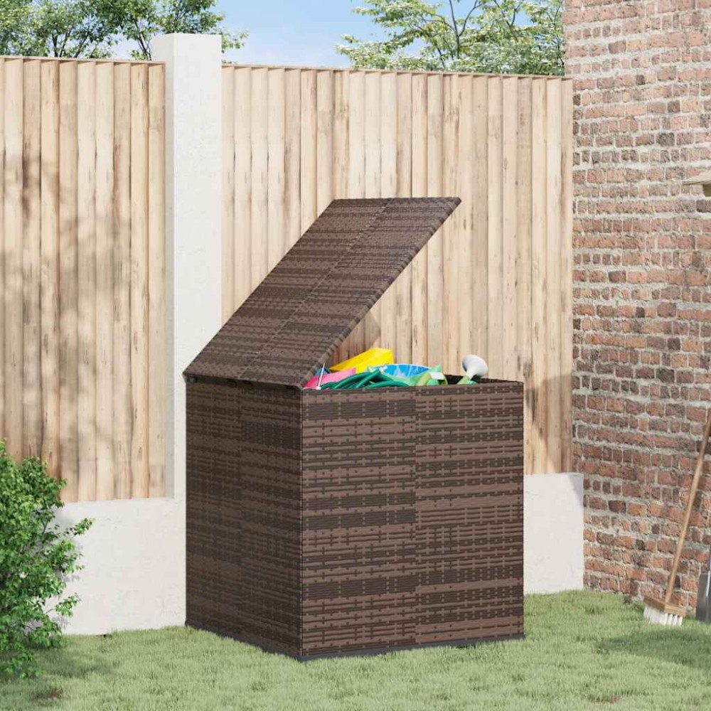 vidaXL Dynbox PE-rotting 100x97,5x104 cm brun