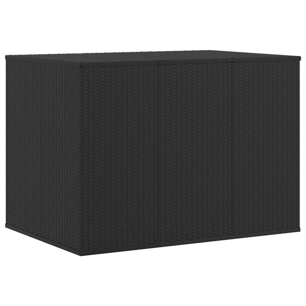vidaXL Dynbox PE-rotting 145x100x103 cm svart