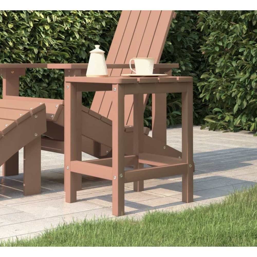 vidaXL Adirondack bord aquablå 38x38x46 cm HDPE