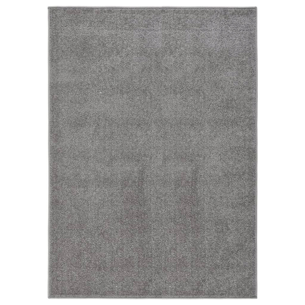 vidaXL Matta 120x170 cm grå