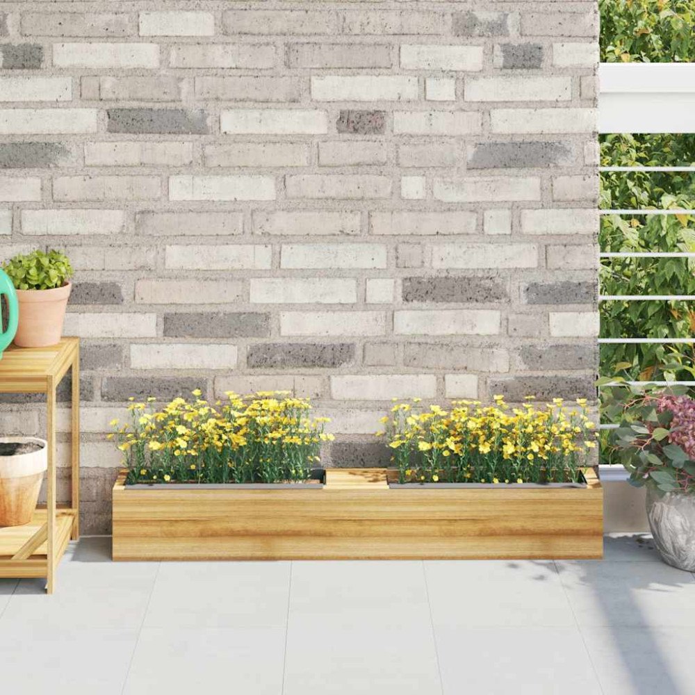 vidaXL Blomlådor för Europallar 12 st grå 36x13,5x9,5 cm PP