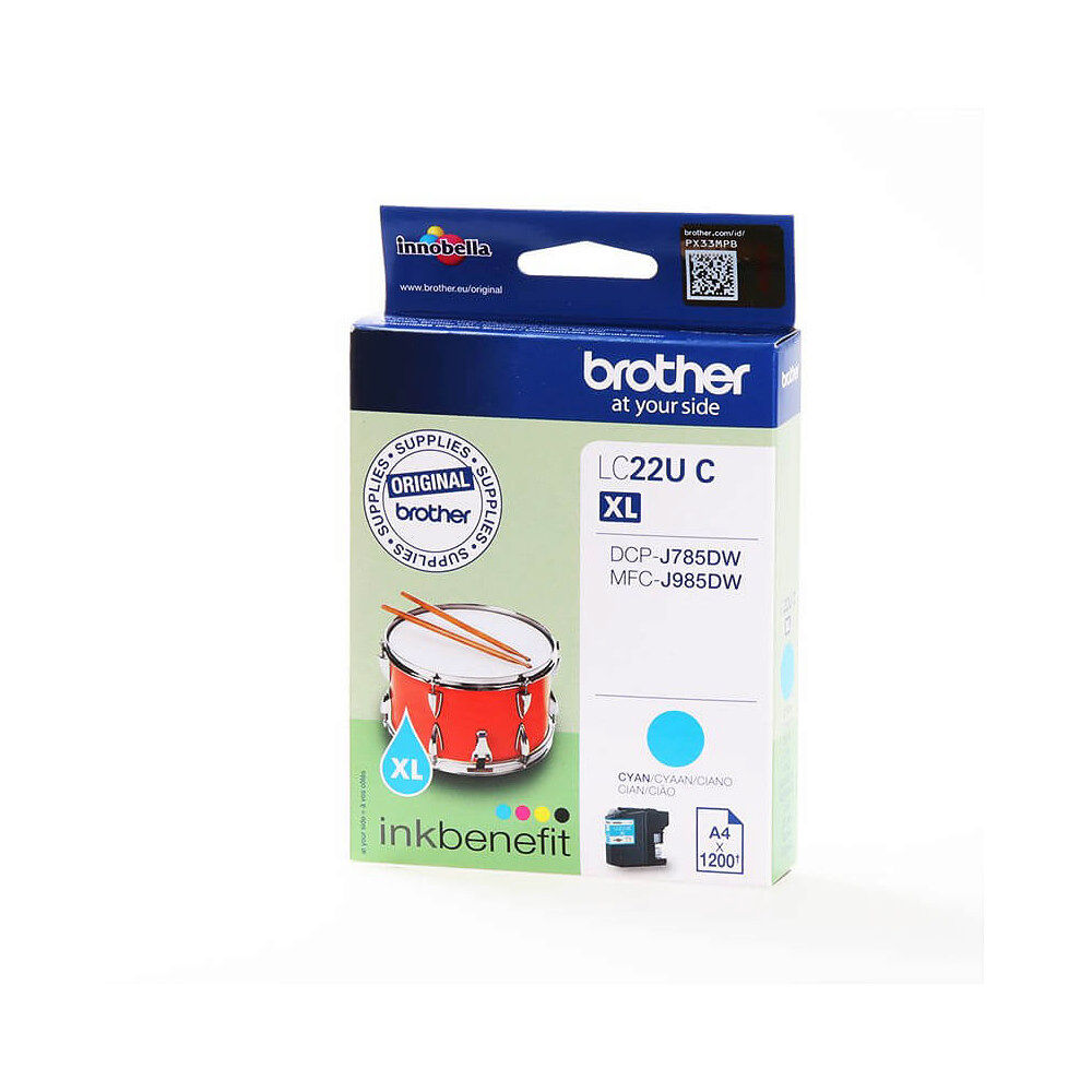 Brother Ink LC22UC LC-22U Cyan