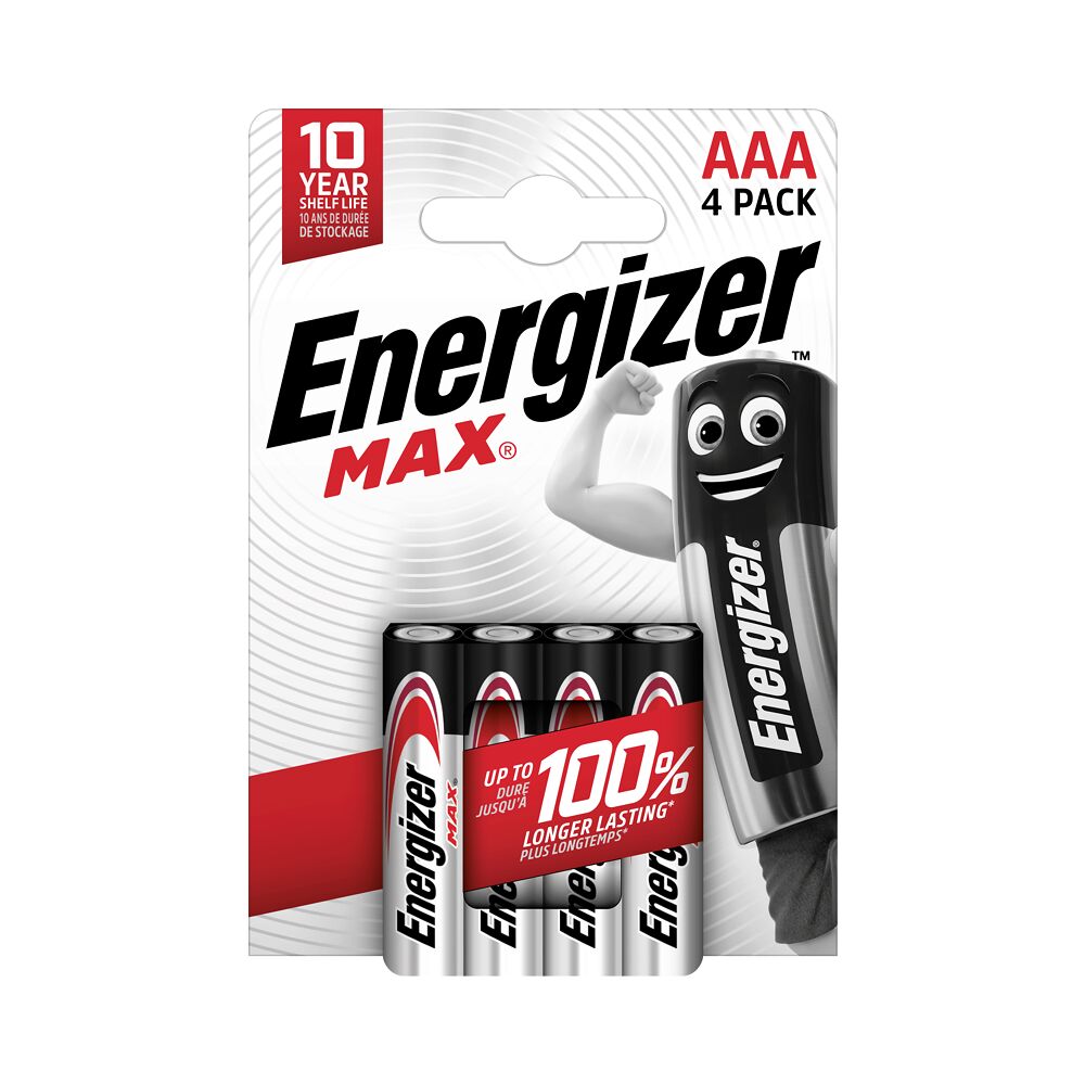 ENERGIZER Energizer Max AAA 4 Pack