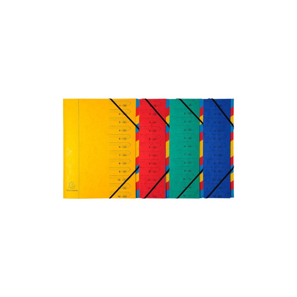 EXACOMPTA Sorteringsmapp EXACOMPTA A4 12-flik
