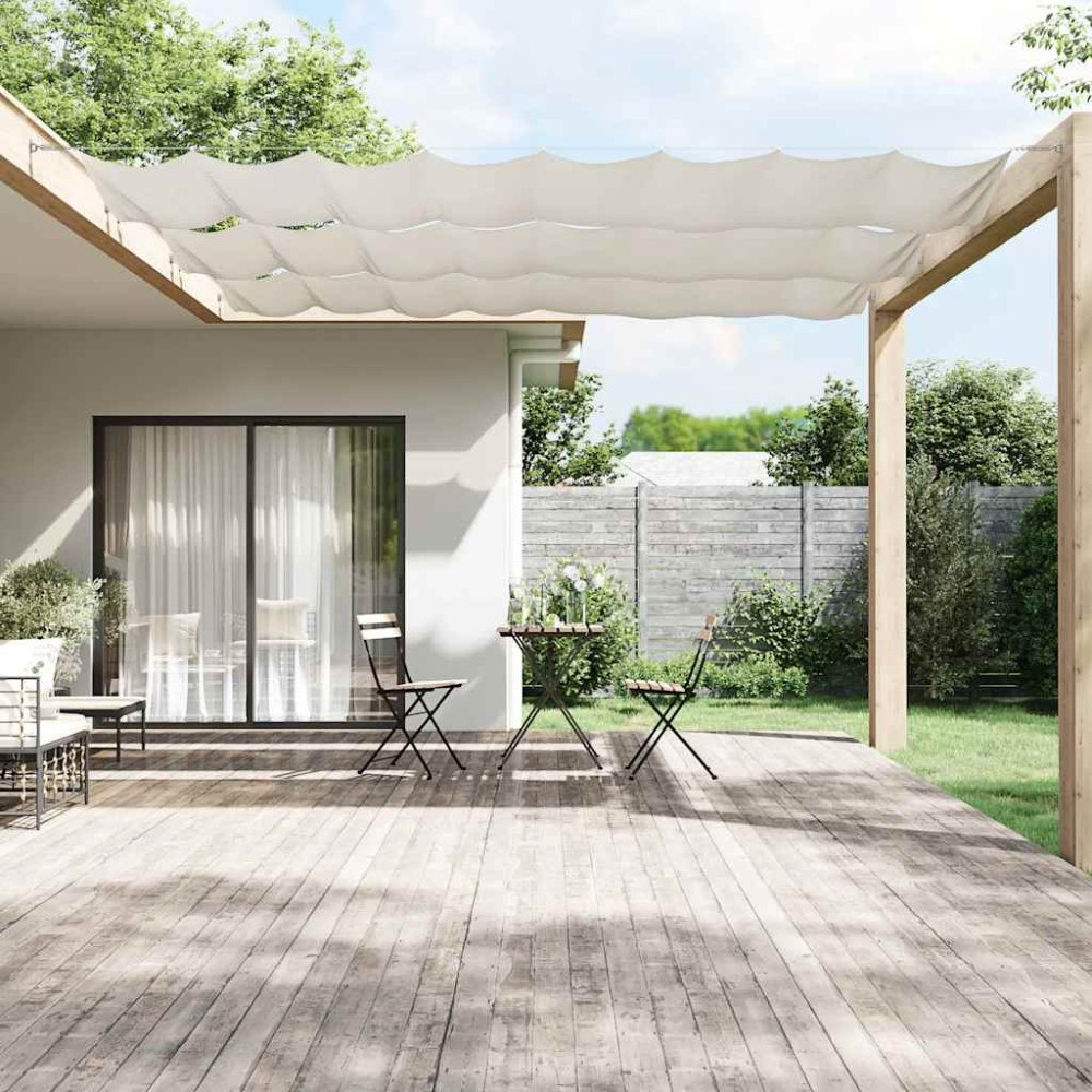 vidaXL Markis vertikal vit 60x1000 cm oxfordtyg