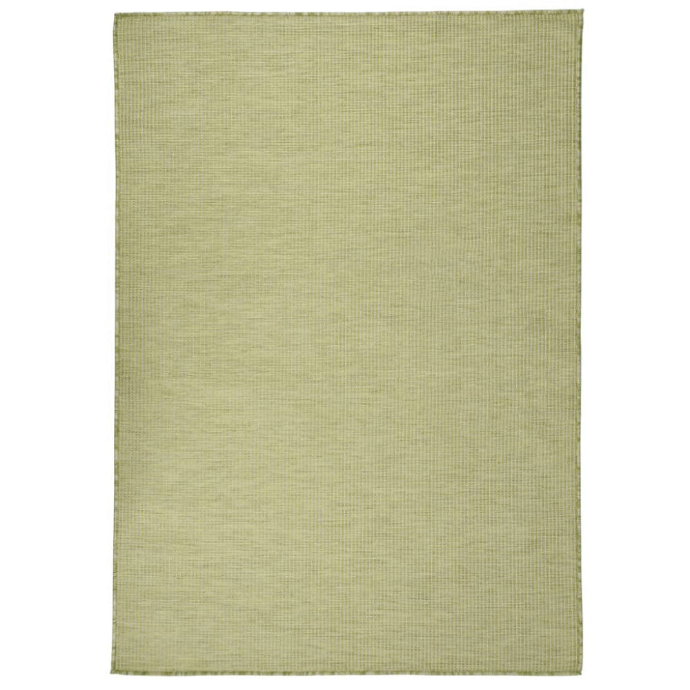 vidaXL Utomhusmatta plattvävd 200x280 cm grön