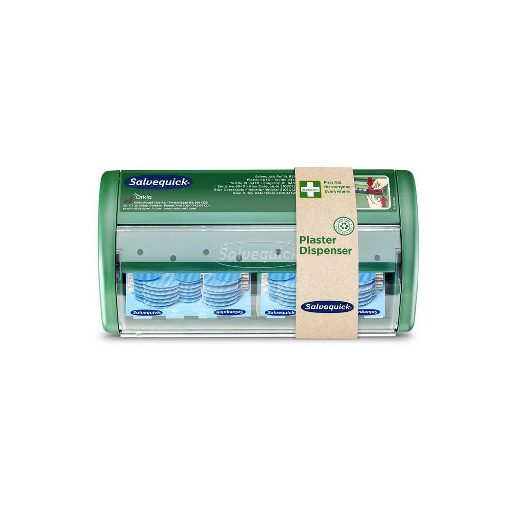 Salvequick Plåsterautomat SALVEQUICK blå detekt.