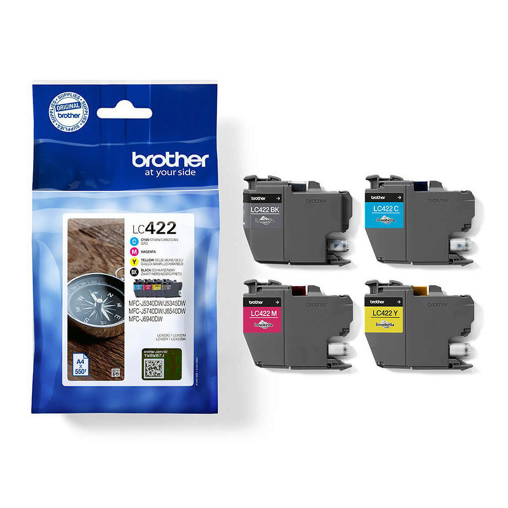 Brother Ink LC422VAL LC-422 Multipack