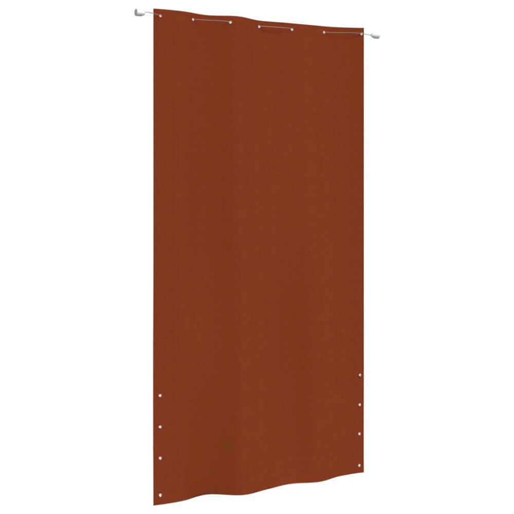 vidaXL Balkongskärm terrakotta 140x240 cm oxfordtyg