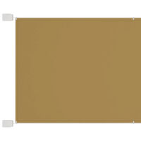 vidaXL Markis vertikal beige 140x1000 cm oxfordtyg