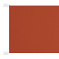 vidaXL Markis vertikal terrakotta 60x1000 cm oxfordtyg