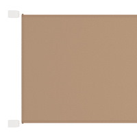 vidaXL Markis vertikal taupe 60x270 cm oxfordtyg