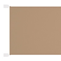 vidaXL Markis vertikal taupe 60x800 cm oxfordtyg