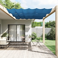 vidaXL Markis vertikal blå 140x270 cm oxfordtyg