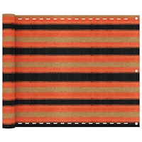 vidaXL Balkongskärm flerfärgad 75x400 cm HDPE