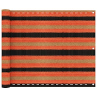 vidaXL Balkongskärm flerfärgad 75x500 cm HDPE