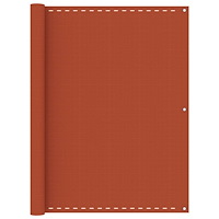 vidaXL Balkongskärm orange 120x500 cm HDPE