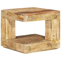 vidaXL Soffbord 45x45x40 cm massivt mangoträ