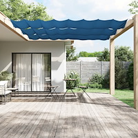 vidaXL Markis vertikal blå 100x360 cm oxfordtyg