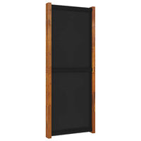 vidaXL Rumsavdelare 5 paneler svart 350x180 cm