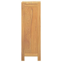 vidaXL Byrå 30x30x90 cm massiv teak