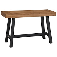vidaXL Bänk 110 cm massiv teak