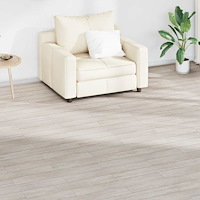 vidaXL Självhäftande PVC-golvbrädor 2,51 m² ek 2 mm ek klassisk vit