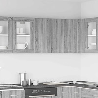 vidaXL Väggskåp “Lyon” grå sonoma 60x31x60 cm konstruerat trä