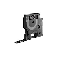 DYMO Ribbon S0720610 45021 12mm White on Black