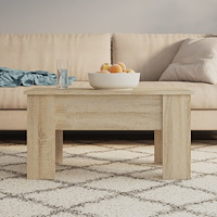 vidaXL Soffbord sonoma-ek 79x49x41 cm konstruerat trä