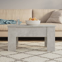 vidaXL Soffbord betonggrå 79x49x41 cm konstruerat trä