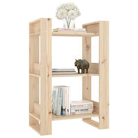 vidaXL Bokhylla/Rumsavdelare 60x35x91 cm massiv furu