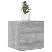 vidaXL Väggmonterade tv-skåp 4 st grå sonoma 30,5x30x30 cm