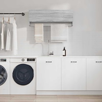 vidaXL Klädhängare grå sonoma 100x32,5x35 cm konstruerat trä