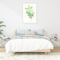 vidaXL Sängbord 2 st grå sonoma 40x39x40 cm