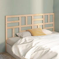 vidaXL Sänggavel 206x4x104 cm massiv furu