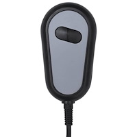 vidaXL Massagefåtölj mörkgrön tyg