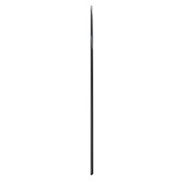 vidaXL Glasskiva för öppen spis halvrund 800x600 mm