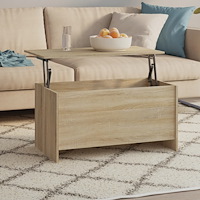 vidaXL Soffbord sonoma-ek 102x55,5x52,5 cm konstruerat trä
