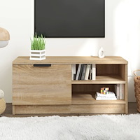 vidaXL Tv-bänk sonoma-ek 80x35x36,5 cm konstruerat trä