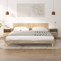 vidaXL Sängbord 2 st sonoma-ek 40x35x47 cm