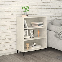 vidaXL Skänk betonggrå 69,5x32,5x90 cm konstruerat trä