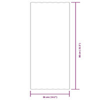vidaXL Takplåt 36 st pulverlackerat stål grå 80x36 cm
