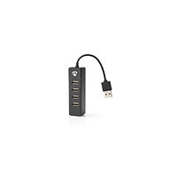 NEDIS Hub NEDIS USB 4-port svart