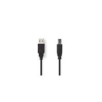 NEDIS Kabel NEDIS USB 2.0 A-B 1m svart