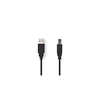 NEDIS Kabel NEDIS USB 2.0 A-B 5m svart