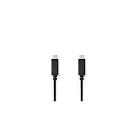 NEDIS Kabel NEDIS USB-C - USB-C 1m svart